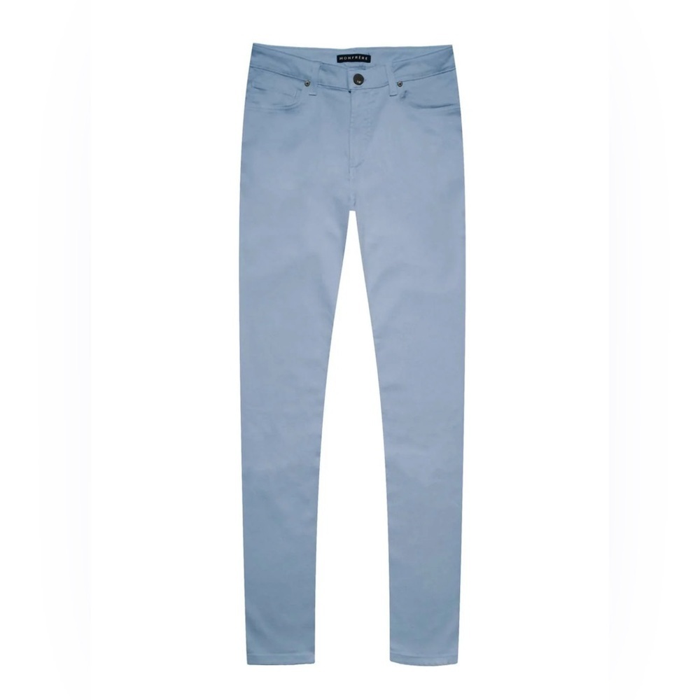 NWT Monfrère Brando Parisian Luxe Slim Fit Japanese Denim Jean in Blue Size 38